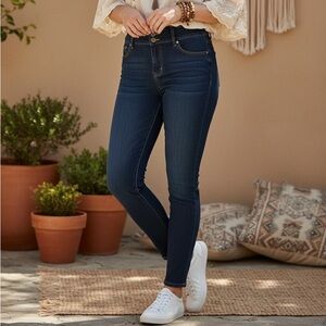 TORRID dark denim jeggings size 16 stretch super soft skinny jeans